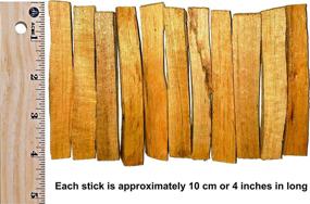 img 3 attached to 🌿 Palo Santo Smudging Sticks – High Resin, Premium, Wild Harvested Holy Wood. Certified Authentic Incense Stick for Purifying, Cleansing, Healing, Meditation, and Stress Relief – 1 Pound