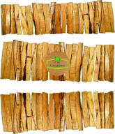 🌿 palo santo smudging sticks – high resin, premium, wild harvested holy wood. certified authentic incense stick for purifying, cleansing, healing, meditation, and stress relief – 1 pound логотип