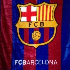 img 1 attached to 🔴 Плед из двойного меха Barcelona FCB Twin Luxury - 60X80 дюймов