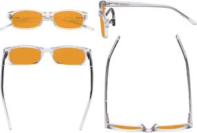 img 2 attached to 👓 Eyekepper Kids Blue Light Blocking Glasses for Boys & Girls - Orange Tinted Filter Lens - Anti Glare Gaming Eyeglasses - UV Ray Protection - Transparent