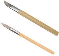 2pcs agate polishing burnisher set for jewellery making - ideal tool for gold, silver, clay crafts and jewellers logo