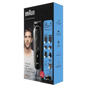 img 3 attached to Braun Hair Clippers for Men: 7-in-1 Beard, Ear & Nose Trimmer Kit - Cordless, Rechargeable, with Gillette ProGlide Razor: Blue, 9 Piece Set