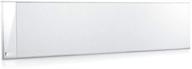 kef t301c center channel speaker - pure white/satin (single), enhanced audio experience logo