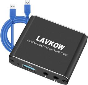 img 4 attached to 🎮 LAVKOW Capture Card: High-Quality HDMI Video Game Recorder for Streaming, Video Conference, and More - Compatible with PS4/PS5/Nintendo Switch/OBS/YouTube/DSLR