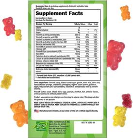 img 3 attached to Yummi Bears Complete Kids Multivitamin and Mineral Gummy Supplement, 90 Count (Pack of 1)