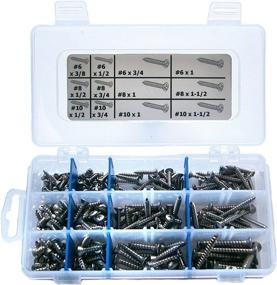 img 1 attached to 🔩 Assortment Kit of Phillips Oval Sheet Metal Screws, Made with Stainless Steel