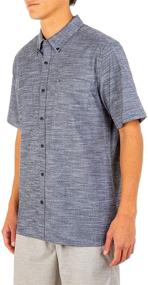 img 2 attached to Hurley Textured Short Sleeve Button