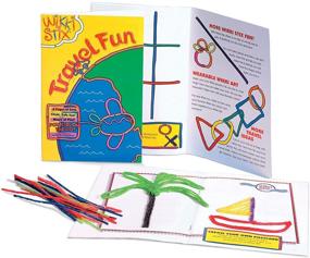 img 3 attached to 🎒 Versatile WikkiStix Travel Fun Pak: 24 Stix, 8-Page Idea Booklet and Playboard for On-the-Go Fun, Made in The USA