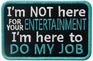 🐾 professional service dog vests/harnesses patch: do my job, not just for show! logo