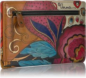 img 3 attached to 👜 Anuschka Serengeti Handbags & Wallets: Anna's Painted Compartment Collection