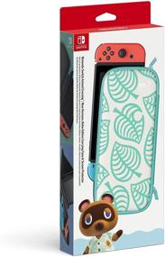 img 3 attached to 🎮 Nintendo Switch Animal Crossing: New Horizons Aloha Edition Carrying Case & Screen Protector Set