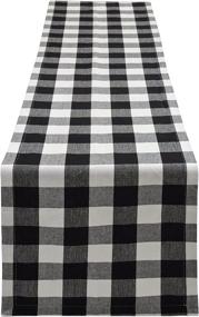 img 4 attached to 🏞 Buffalo Checkered Table Runner by Yourtablecloth - Enhance Your Table with Elegance