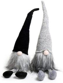 img 2 attached to 🎅 ITOMTE Handmade Swedish Gnome - 18 Inch, 2 Packs for Christmas Decor, Nordic Figurine, Plush Elf Toy, Scandinavian Tomte, Winter Table Ornament, Holiday Presents and Home Decor