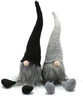 🎅 itomte handmade swedish gnome - 18 inch, 2 packs for christmas decor, nordic figurine, plush elf toy, scandinavian tomte, winter table ornament, holiday presents and home decor logo