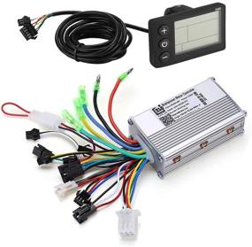 img 4 attached to ⚡️ Waterproof Electric Bicycle Scooter Brushless Controller Kit with LCD Display Meter, 36V 48V 350W Motor Brushless Controller