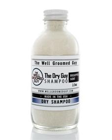 img 4 attached to 🧔 The Well Groomed Guy Men's Dry Shampoo - Natural Hair Oil Removal & Styling Solution - Quick Application with Subtle Eucalyptus Scent