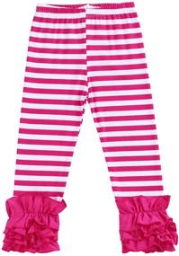 img 4 attached to Stylish Boutique Leggings Trousers: The Ultimate Choice for Girls' Activewear and Playwear