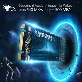 img 2 attached to Kingdata M.2 2242 SSD 512GB Ngff: Высокопроизводительный твердотельный накопитель для настольных компьютеров.