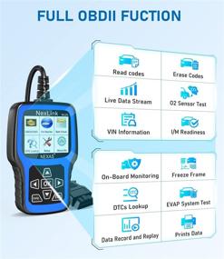 img 3 attached to 🚗 Upgraded NEXAS Car Diagnostic with Protective Case | OBD2 Scanner Engine Reader Featuring Graphing Battery Test | Scan Tools for Check Engine Light Fault Code Reader with Freeze Frame Viewing | Enhanced Version