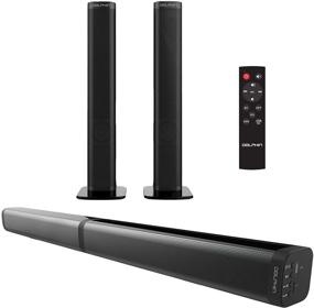 img 3 attached to Dolphin SNB-37 Bluetooth Soundbar Speaker for TV, Multi-Configuration Soundbar Converts to Towers, 37 Inches