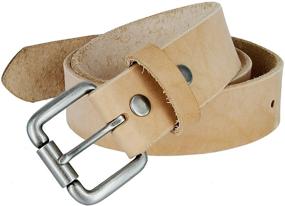 img 1 attached to Organic Leather Roller Buckle with a Smooth Finish