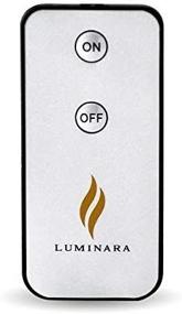 img 1 attached to 🕯️ Luminara On-Off Remote Control: Effortlessly Operate Remote Ready Real-Flame Effect LED Flameless Candles with Replaceable CR2025 Battery