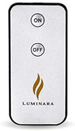 🕯️ luminara on-off remote control: effortlessly operate remote ready real-flame effect led flameless candles with replaceable cr2025 battery логотип