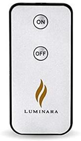 img 2 attached to 🕯️ Luminara On-Off Remote Control: Effortlessly Operate Remote Ready Real-Flame Effect LED Flameless Candles with Replaceable CR2025 Battery