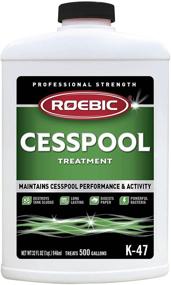 img 3 attached to 🚽 Roebic K-47-Q Cesspool Treatment: Prevent Clogs, Digest Paper, Destroy Sludge – 32oz (White/Green)