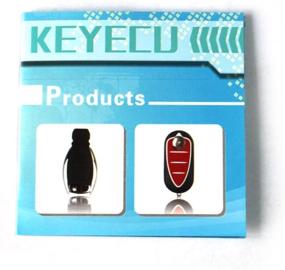 img 1 attached to 🔑 Корпус ключа Keyecu Modified Flip Folding Remote для S60 S70 S80 S90 V70 Case FOB 4+1 кнопка - Улучшенный дизайн и функциональность