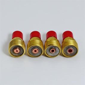 img 2 attached to 🔧 High Quality TIG Gas Lens Collet Body Kit: Perfect Fit for SR WP 9 20 25 TIG Welding Torch (46pcs)