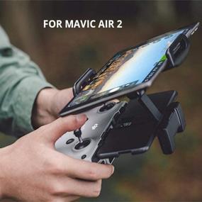 img 1 attached to PGYTECH Pad Holder: Foldable Tablet Mount for DJI Drones - Compatible with Mavic Air 2, Mavic Mini, Mavic 2, Air 2S, Mavic Pro, Spark