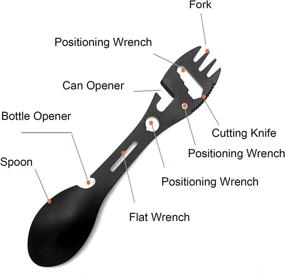 img 2 attached to Camping Multifunctional Stainless Utensil Emergency