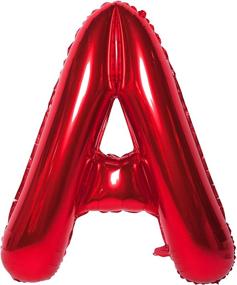 img 4 attached to 🎈 Giant Helium Letter Balloons for Event & Party Decorations: Supplies for Children's Parties