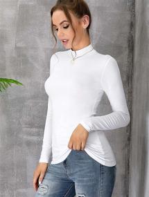 img 3 attached to UNTYHOTS Sleeves Turtleneck Pullover Lightweight Sports & Fitness for Cycling