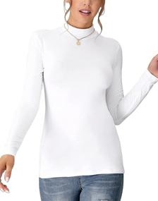 img 4 attached to UNTYHOTS Sleeves Turtleneck Pullover Lightweight Sports & Fitness for Cycling