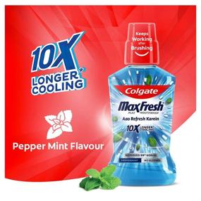 img 2 attached to 🍃 Ultimate Clean and Freshness with Colgate Plax Peppermint Fresh Mouthwash - 250ml