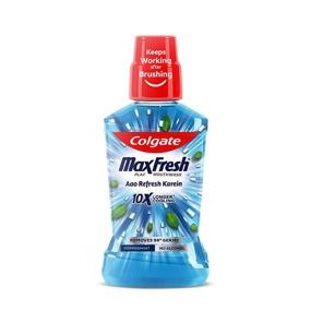 img 4 attached to 🍃 Ultimate Clean and Freshness with Colgate Plax Peppermint Fresh Mouthwash - 250ml