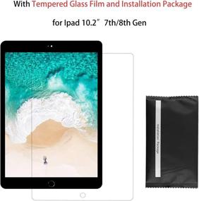 img 1 attached to 📱 LXun iPad 7th/8th 10.2'' Digitizer Replacement: Home Button, Tempered Glass Film, Repair Tool Kit