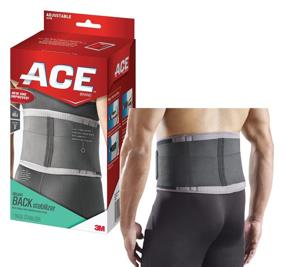 img 4 attached to 🏋️ Durable ACE Deluxe Back Stabilizer with Adjustable Lumbar Support | Doctor Developed Back Brace for Herniated Discs and Sciatica Relief