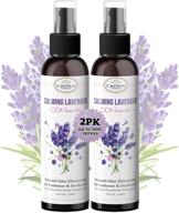 organic lavender spray – twin pack of 4oz lavender essential oil room spray air freshener – ideal for rooms, bedding, linen, body mist, air freshener – made in the usa логотип