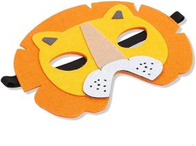 img 3 attached to 🦁 Wild Adventure: Animal Masks for an Exciting Jungle Safari Birthday