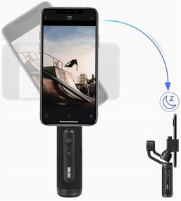 img 3 attached to 📷 Zhiyun Smooth Q2: Compact Gimbal Stabilizer for iPhone 12 Pro Max with Inception Mode, Face/Object Tracking, and Time-Lapse Features