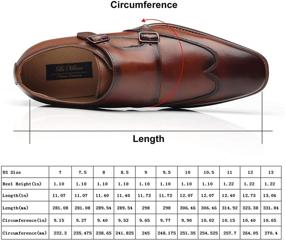 img 2 attached to 👞 Business Comfortable Milano Leather Wingtip Shoes