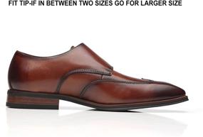 img 1 attached to 👞 Business Comfortable Milano Leather Wingtip Shoes