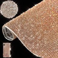 💎 benvo 12000 pcs rose gold crystal rhinestone sticker sheet - self-adhesive diy sparkling diamond decoration for car, phone, shoes, gifts, and crafts logo