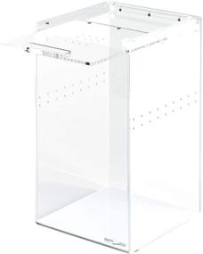img 3 attached to 🦎 REPTI ZOO Magnetic Acrylic Case: 6x6x9 Inch Enclosure for Reptile Breeding - Terrarium Cage Tank Ideal for Tarantula, Scorpion, Sling, Isopods, Lizards, Roach, Invertebrates, Insect, Mantis