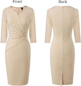 img 1 attached to VFSHOW Womens Elegant Business Bodycon Women's Clothing and Dresses