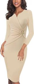 img 4 attached to VFSHOW Womens Elegant Business Bodycon Women's Clothing and Dresses