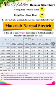 img 2 attached to VFSHOW Womens Elegant Business Bodycon Women's Clothing and Dresses